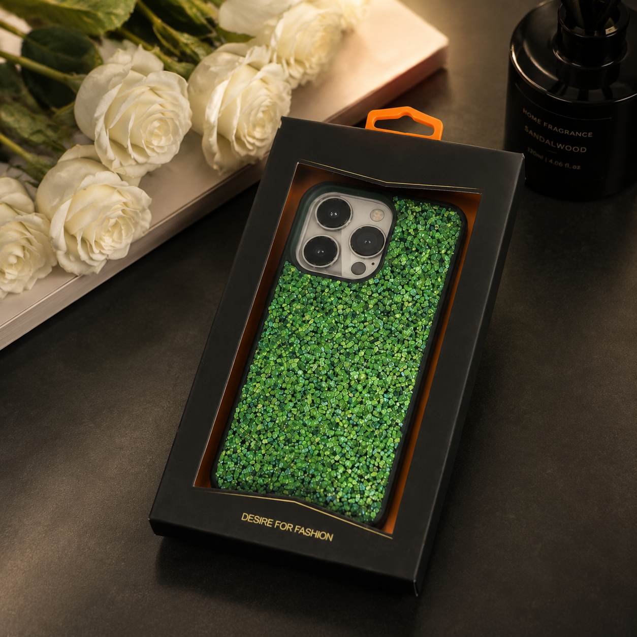 Premium iPhone Case Bling Crystal Diamond Cover MagSafe Compatible Shockproof Protective Case Flash Drill Design Camera Lens Screen Protection Ultra Thin Full Coverage
