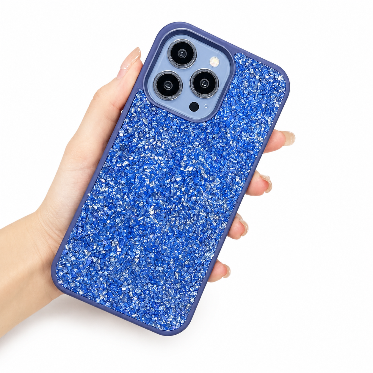 Premium iPhone Case Bling Crystal Diamond Cover MagSafe Compatible Shockproof Protective Case Flash Drill Design Camera Lens Screen Protection Ultra Thin Full Coverage
