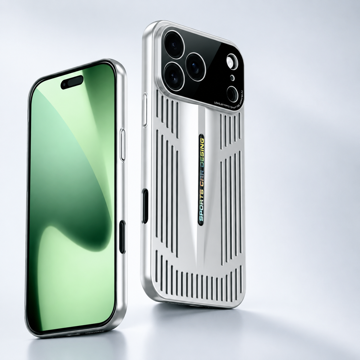 Premium iPhone Case Cooling Protective Cover Shockproof PC TPU Anti Scratch Anti Fingerprint Heat Dissipation Non Slip Slim Full Coverage