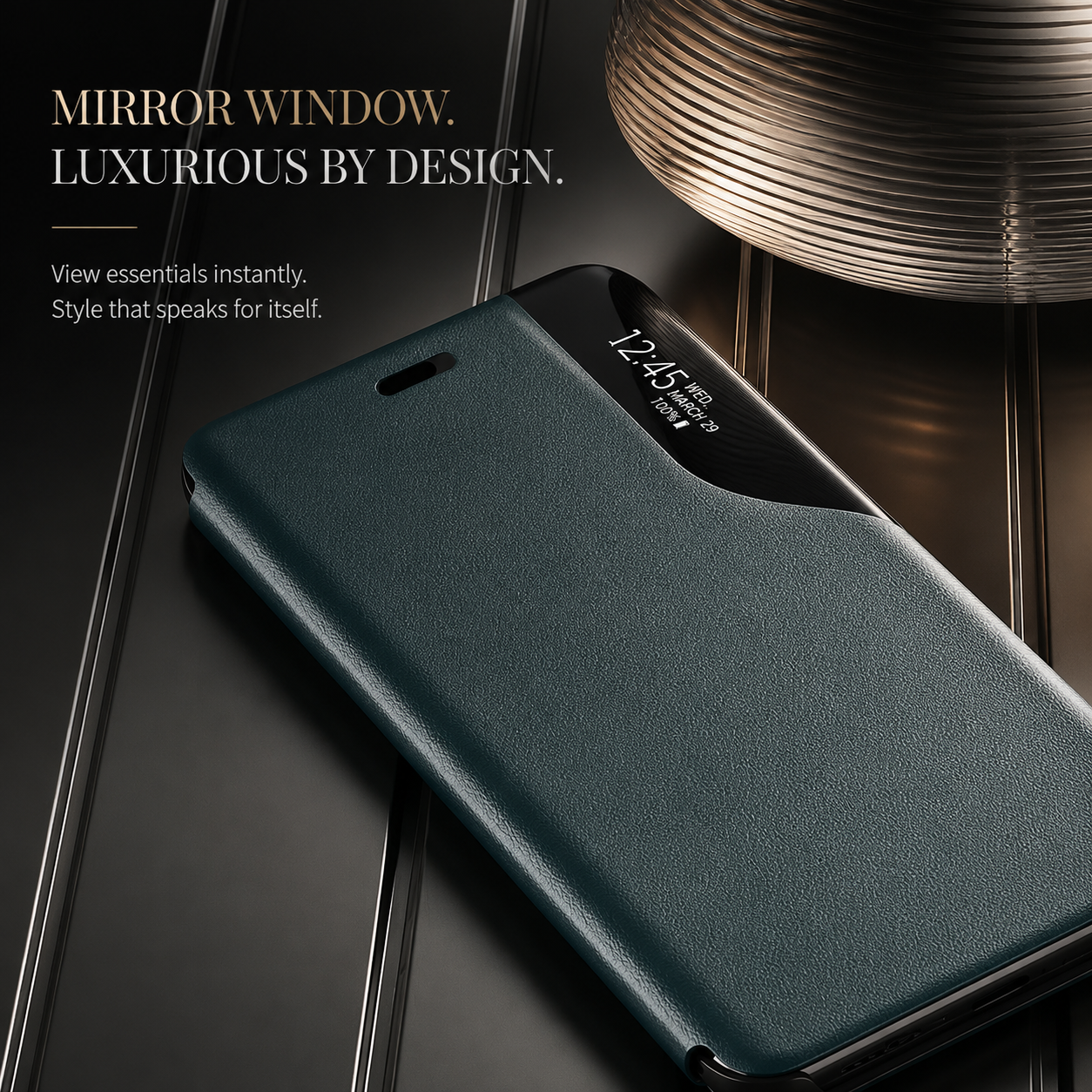 Premium iPhone Case Flip Wallet Stand Cover PU Leather MagSafe Compatible Card Holder Shockproof Protective Magnetic Closure Full Coverage Design