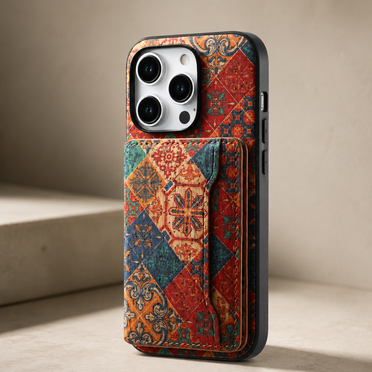 Premium iPhone Case Flower Pattern Leather Wallet Cover Magnetic Closure Card Holder Stand Function Shockproof Protective Flip Case Full Coverage Design