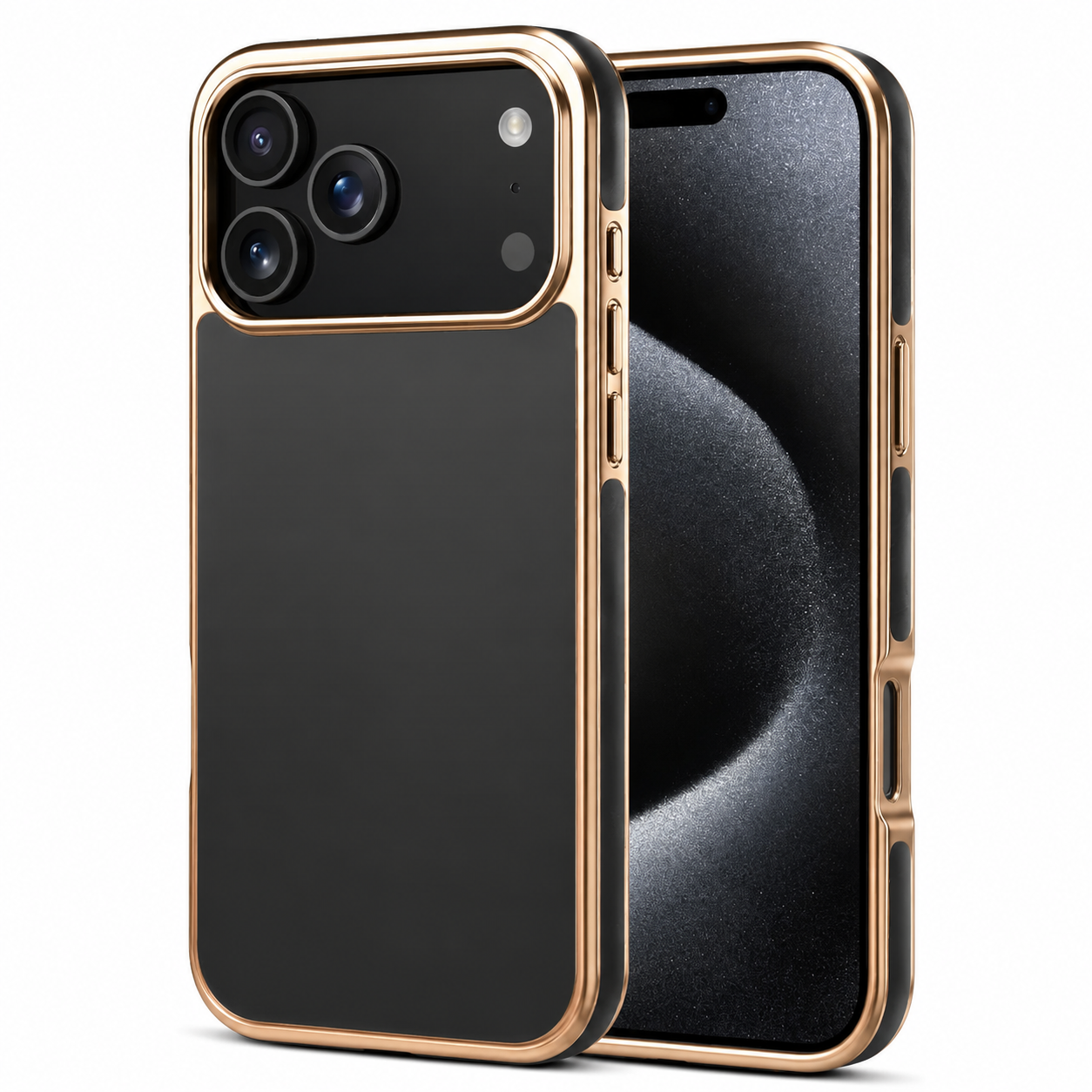 Premium iPhone Case Genuine Cowhide Leather Protective Cover Electroplated Frame Shockproof Non Slip Heat Resistant Scratch Resistant Slim Full Coverage