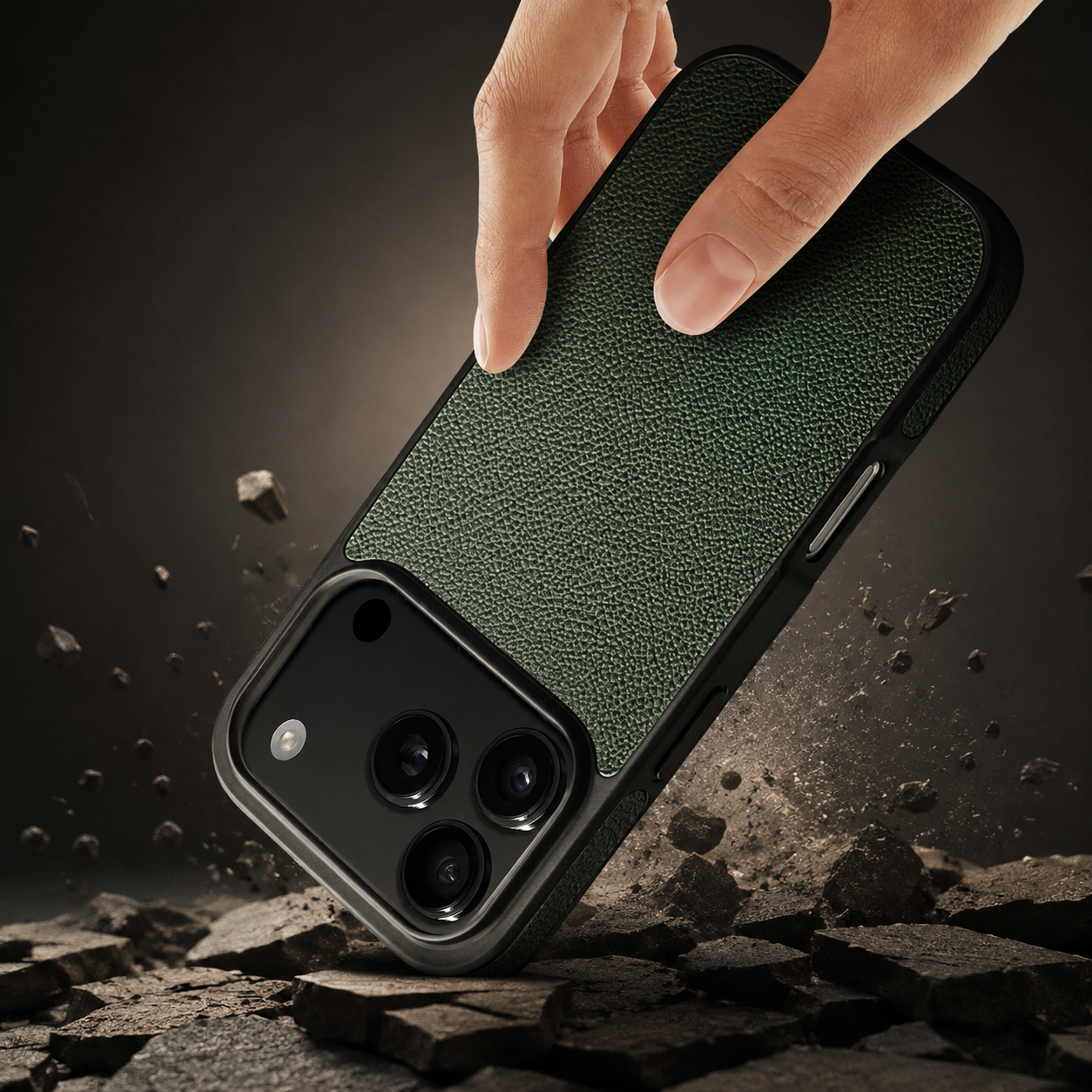 Premium iPhone Case Genuine Leather Wallet Flip Cover Card Holder Horizontal Stand Camera Lens Protection Shockproof Anti Scratch Full Coverage Design