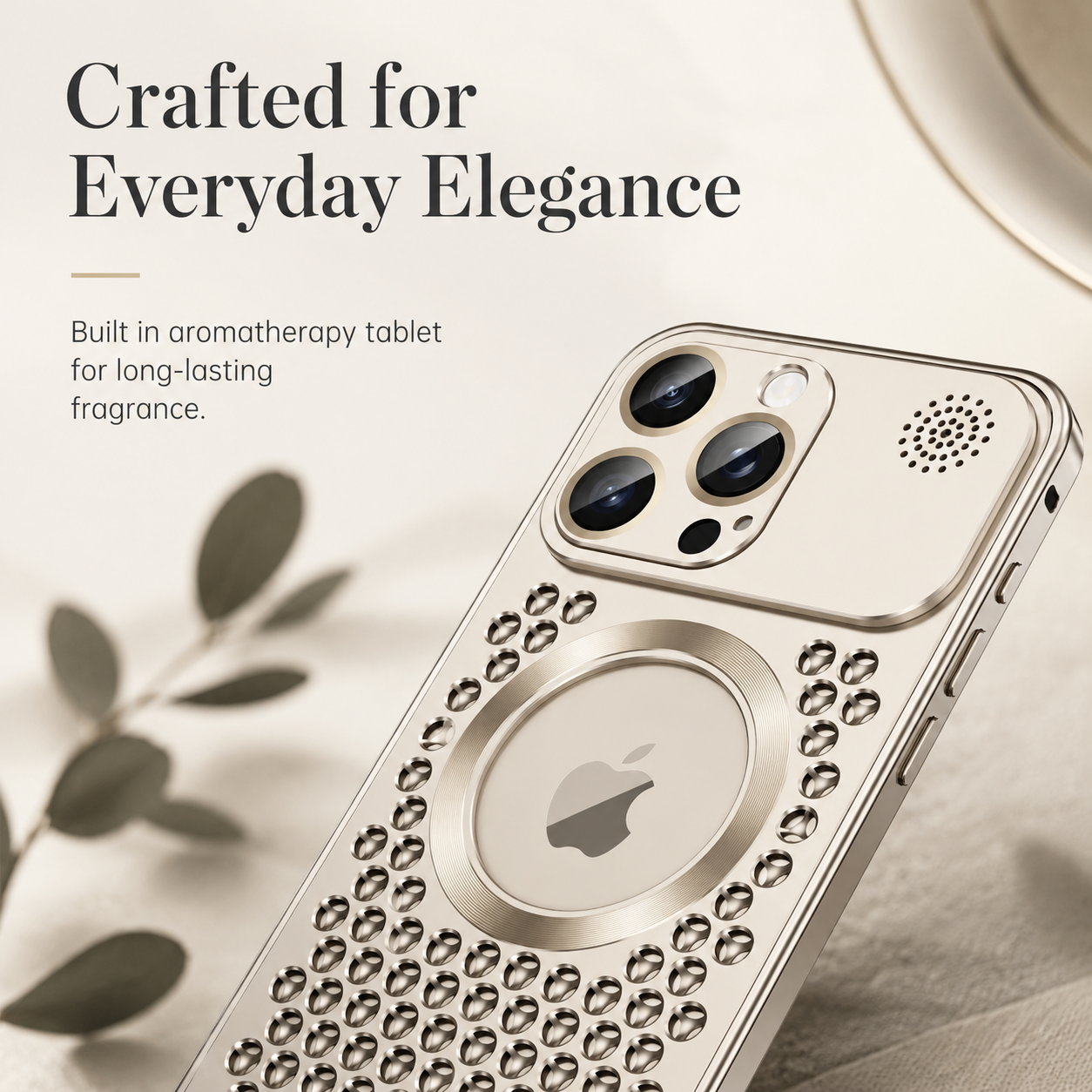 Premium iPhone Case Heat Dissipation Aluminum Magnetic Cover MagSafe Compatible Camera Lens Protection Dual Layer Shockproof Scratch Resistant Design