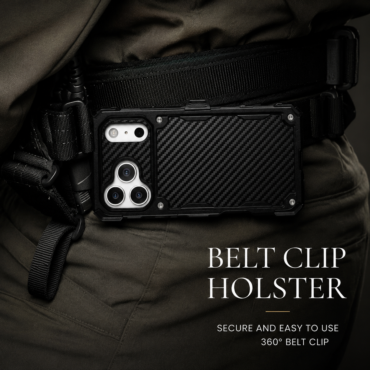 Premium iPhone Case Heavy Duty MagSafe Compatible Protective Cover Shockproof Military Grade Drop Protection Scratch Resistant Full Coverage