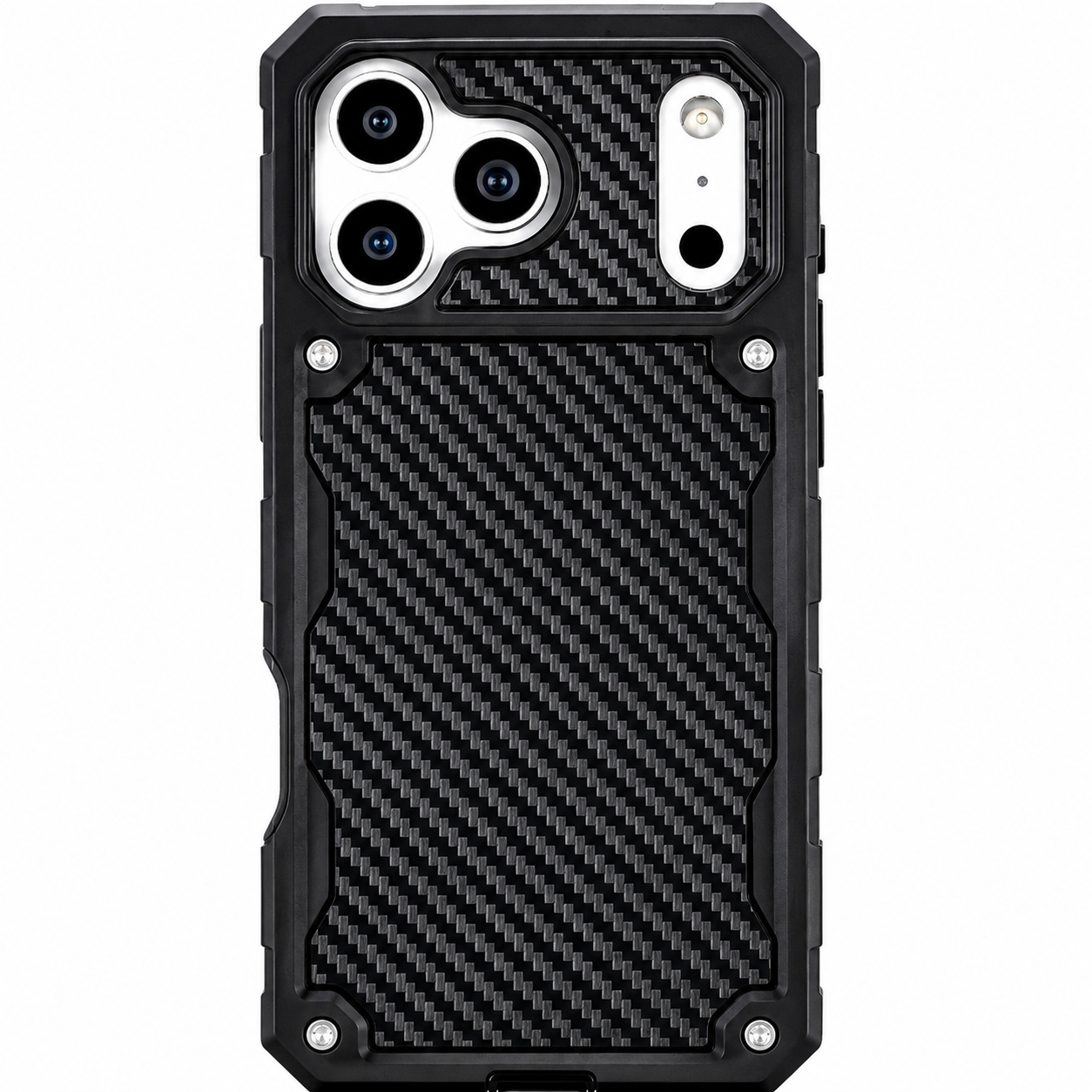 Premium iPhone Case Heavy Duty MagSafe Compatible Protective Cover Shockproof Military Grade Drop Protection Scratch Resistant Full Coverage