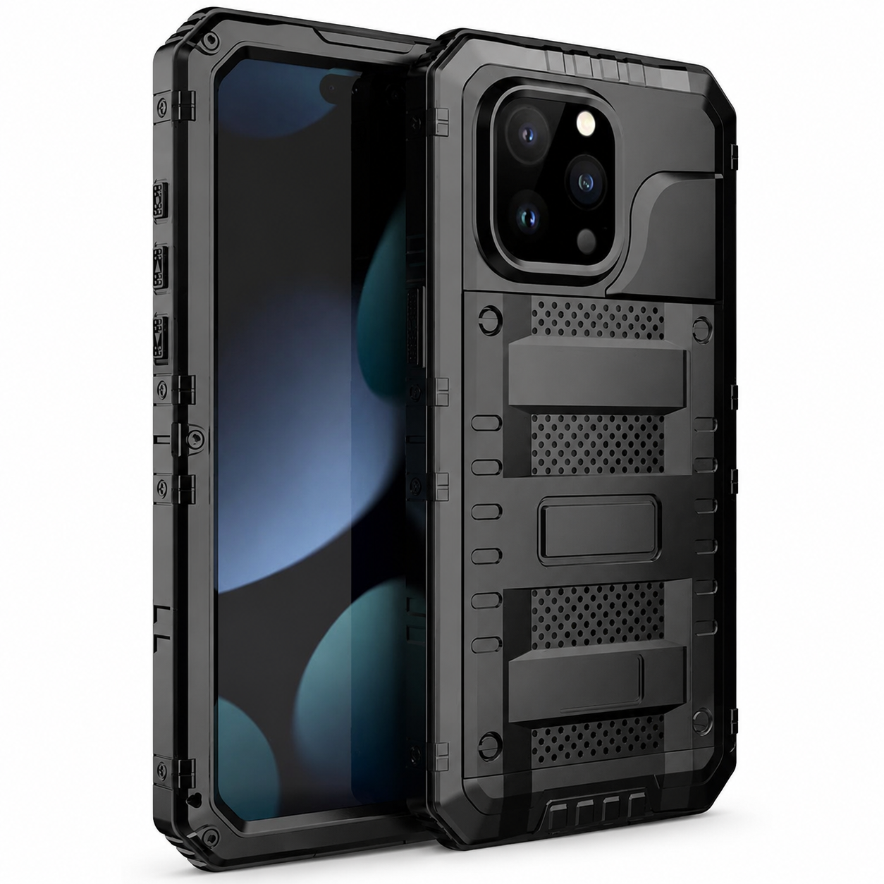 Premium iPhone Case IP68 Waterproof Armor MagSafe Cover Shockproof Full Body Protection Magnetic Rugged Protective Case Camera Lens Screen Guard