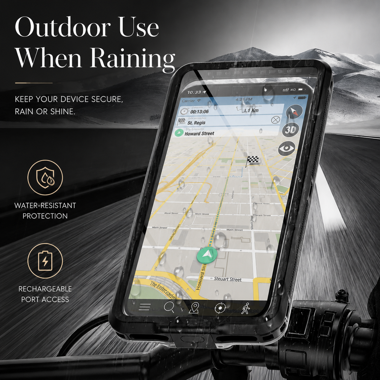 Premium iPhone Case IP68 Waterproof Full Body Protective Cover Shockproof Vacuum Seal Touchscreen Access Dustproof Underwater Protection