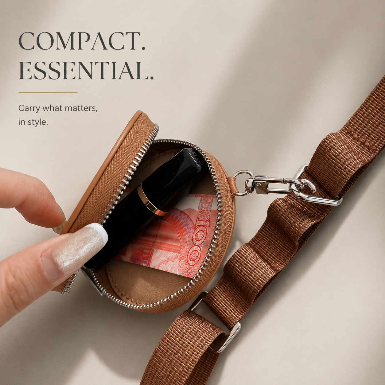 Premium iPhone Case Leather Crossbody Wallet Cover Card Holder Coin Purse Lanyard Strap Shockproof Protective Magnetic Closure Full Coverage Design