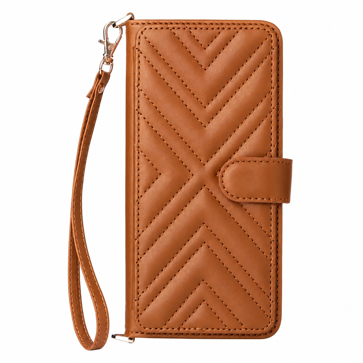 Premium iPhone Case Leather Flip Wallet Cover Card Holder Shockproof Protective Cover Magnetic Closure Kickstand Full Body Protection Design