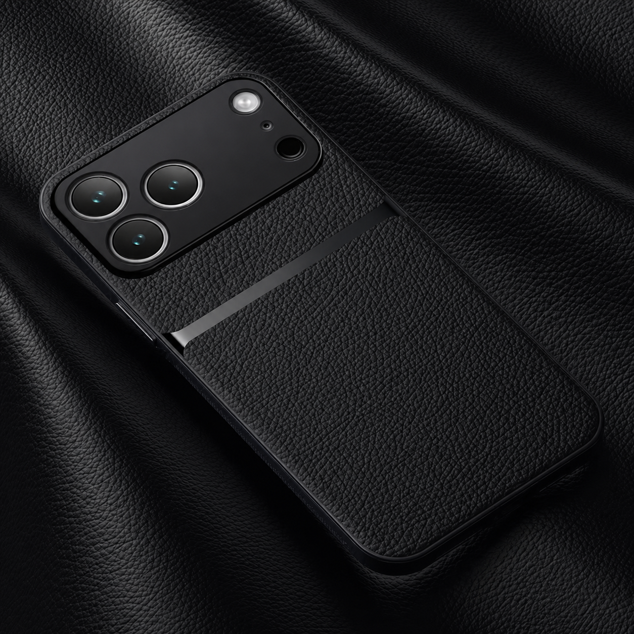 Premium iPhone Case Leather Pattern Protective Cover Shockproof Camera Lens Protection Silicone Anti Scratch Slim Non Slip Full Coverage