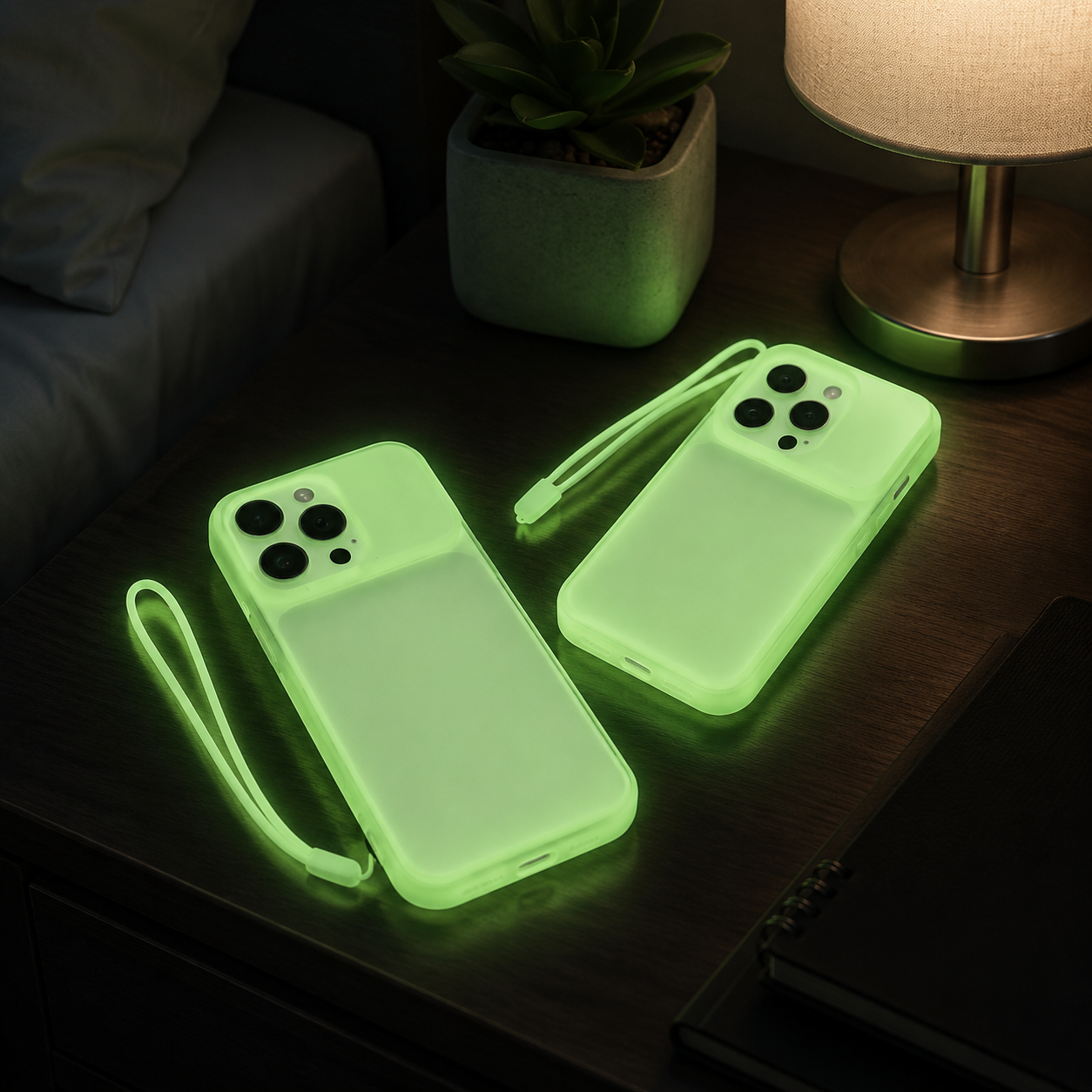Premium iPhone Case Luminous Clear Silicone Cover MagSafe Compatible Glow In The Dark Shockproof Camera Lens Protection Ultra Thin Design