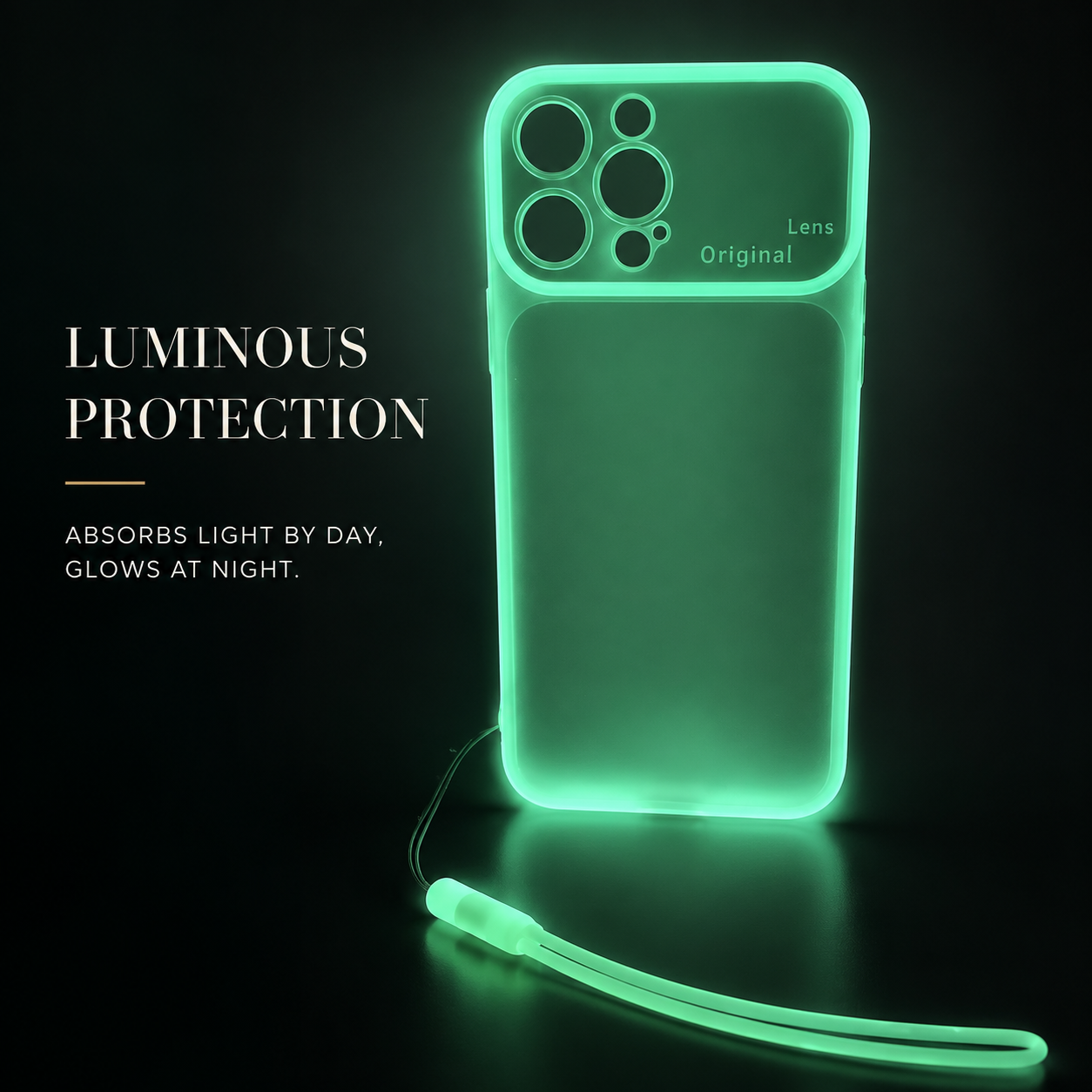 Premium iPhone Case Luminous Clear Silicone Cover MagSafe Compatible Glow In The Dark Shockproof Camera Lens Protection Ultra Thin Design