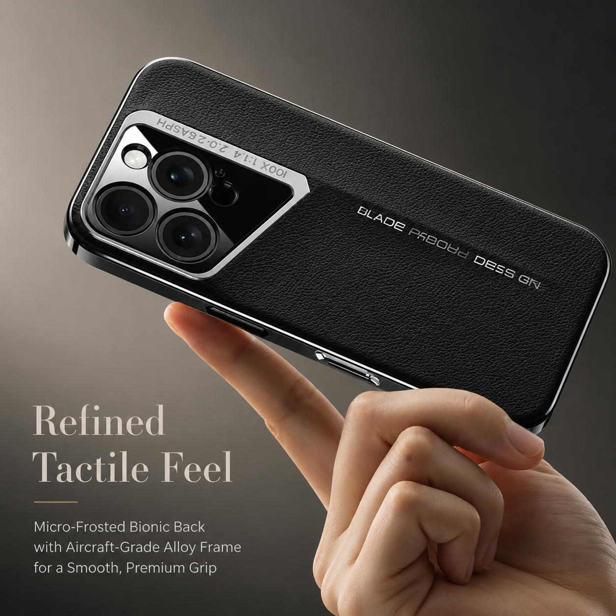 Premium iPhone Case Luxury PU Leather Electroplated Finish Ultra Thin Shockproof Protective Cover Camera Lens Protection Slim Hard Back Full Coverage