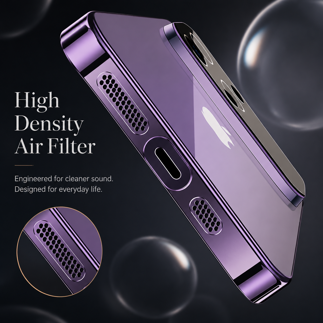 Premium iPhone Case MagSafe Clear Ultra Thin Shockproof Protective Cover Scratch Resistant Hard PC Silicone Bumper Wireless Charging Slim Design