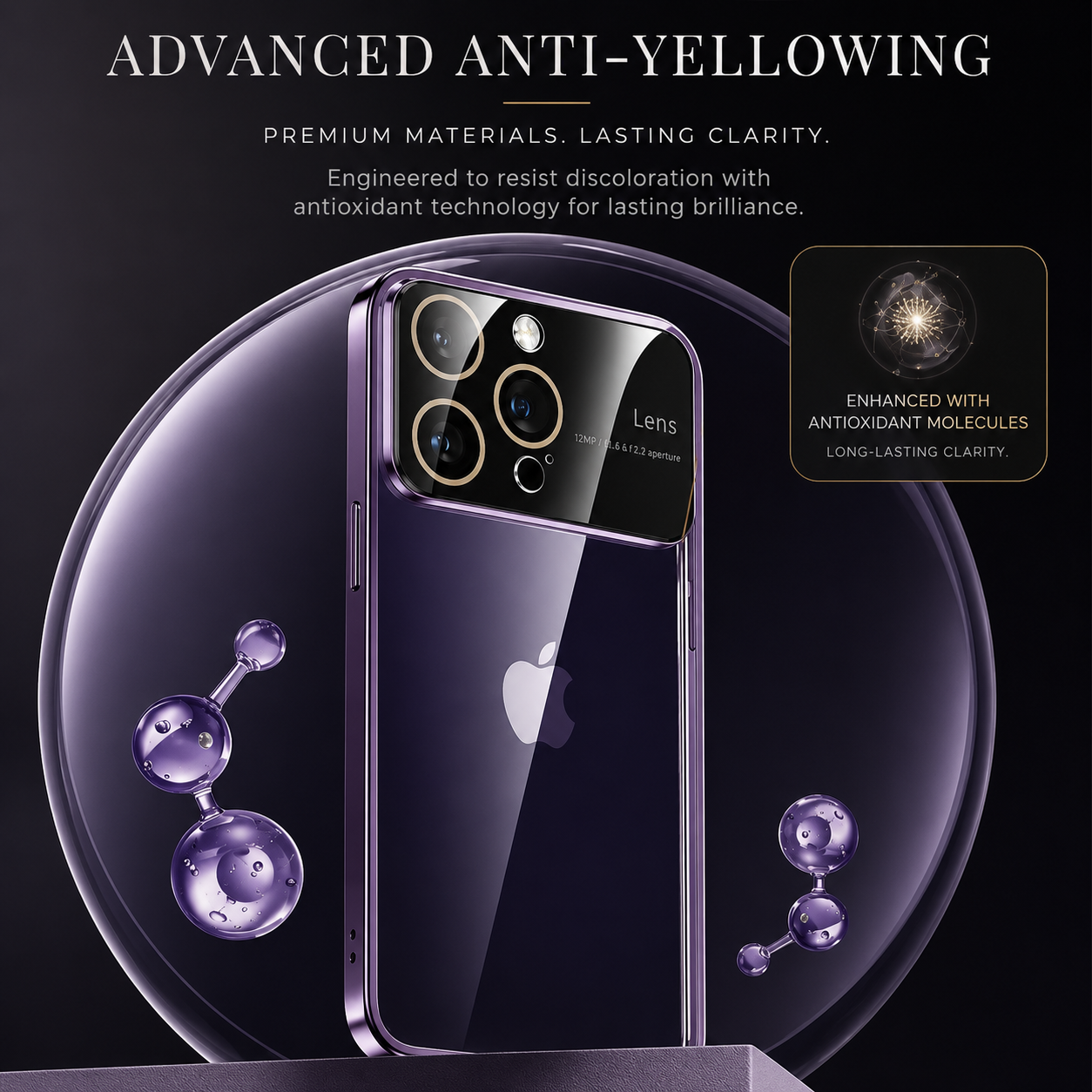 Premium iPhone Case MagSafe Clear Ultra Thin Shockproof Protective Cover Scratch Resistant Hard PC Silicone Bumper Wireless Charging Slim Design