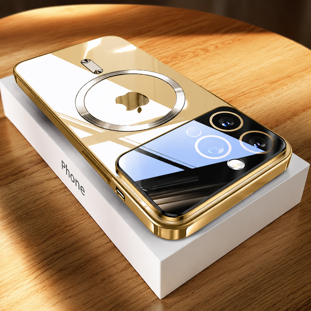 Premium iPhone Case MagSafe Clear Ultra Thin Shockproof Protective Cover Scratch Resistant Hard PC Silicone Bumper Wireless Charging Slim Design