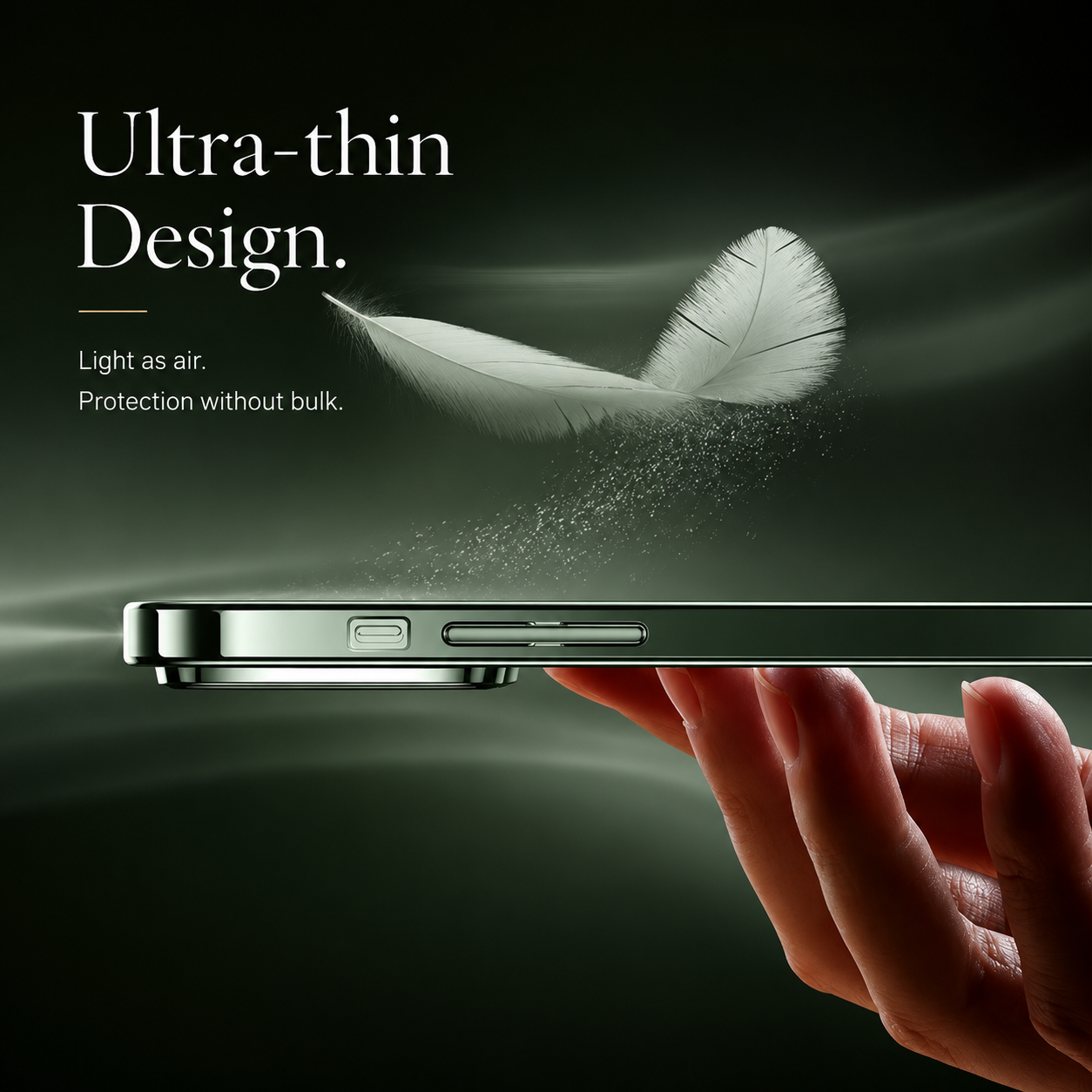 Premium iPhone Case MagSafe Clear Ultra Thin Shockproof Protective Cover Scratch Resistant Hard PC Silicone Bumper Wireless Charging Slim Design
