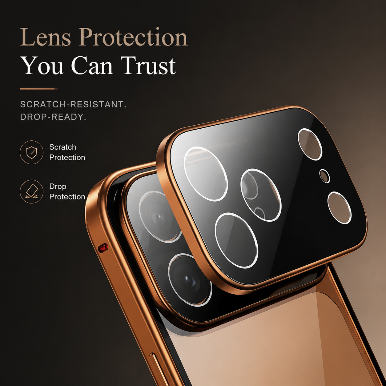 Premium iPhone Case MagSafe Compatible 360 Full Coverage Magnetic Glass Aluminum Frame Shockproof Snap Lock Bumper Anti Scratch Protective Design