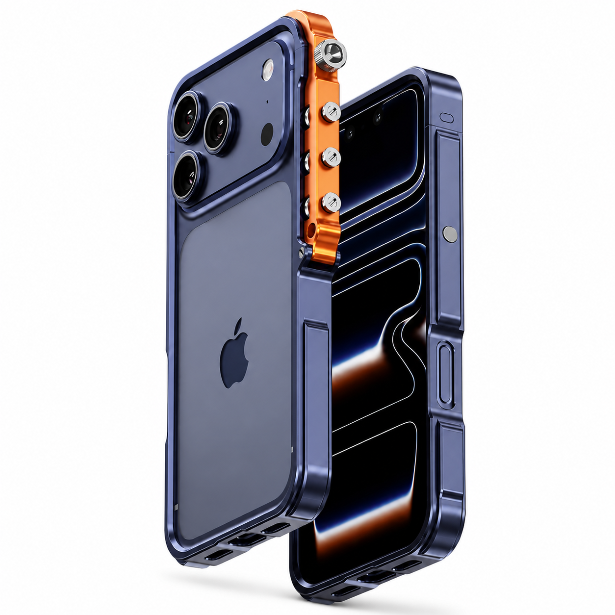 Premium iPhone Case MagSafe Compatible Aluminum Alloy Bumper Protective Cover Shockproof Heat Dissipation Camera Lens Protection Slim Metal Frame Design