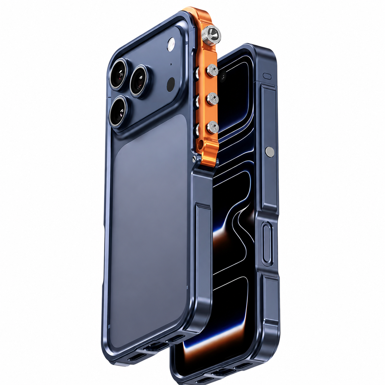 Premium iPhone Case MagSafe Compatible Aluminum Alloy Bumper Shockproof Protective Cover Heat Dissipation Anti Scratch Non Slip Lightweight Frame