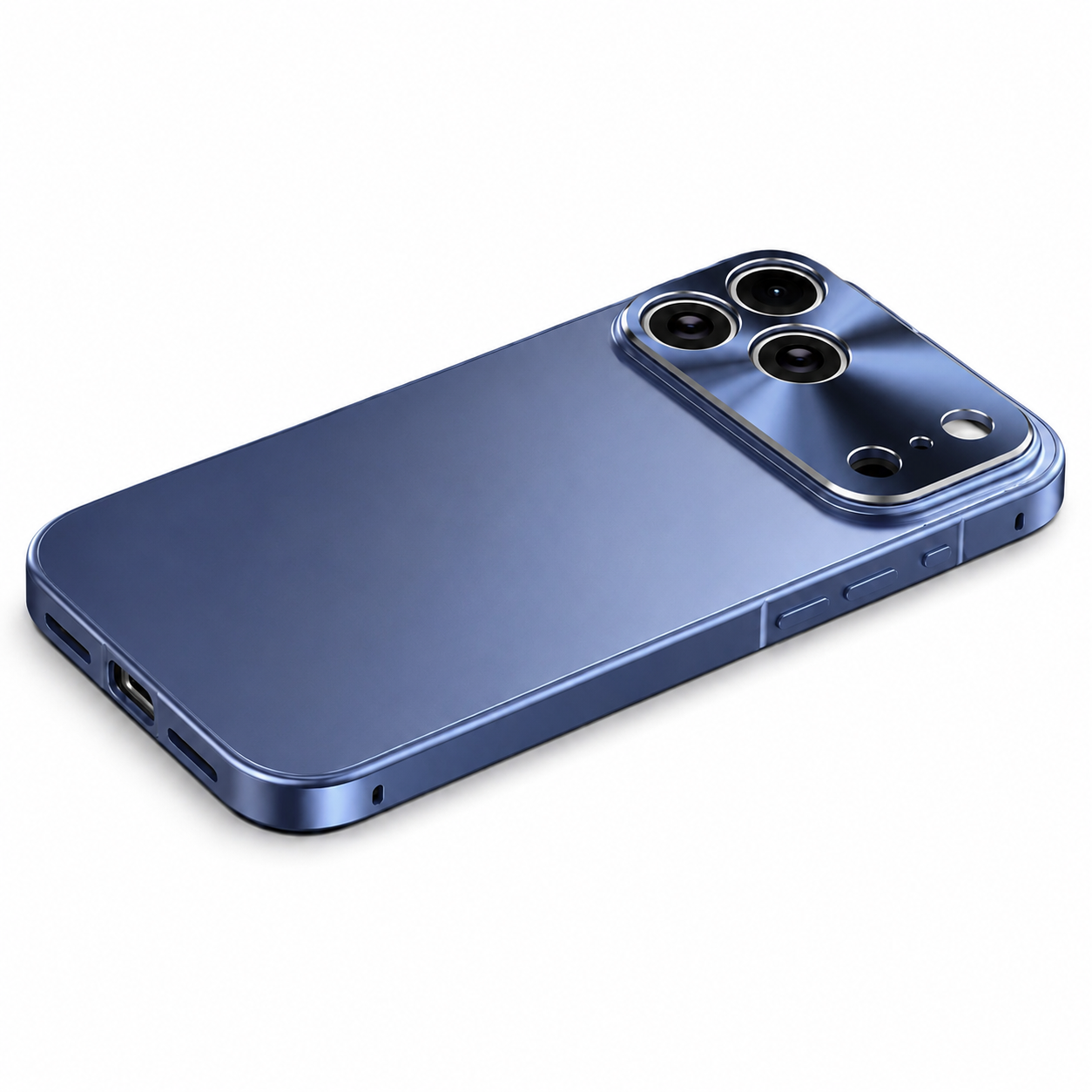 Premium iPhone Case MagSafe Compatible Aluminum Alloy Frame Frosted PC Protective Cover Ultra Thin Shockproof Anti Scratch Matte Lightweight Design