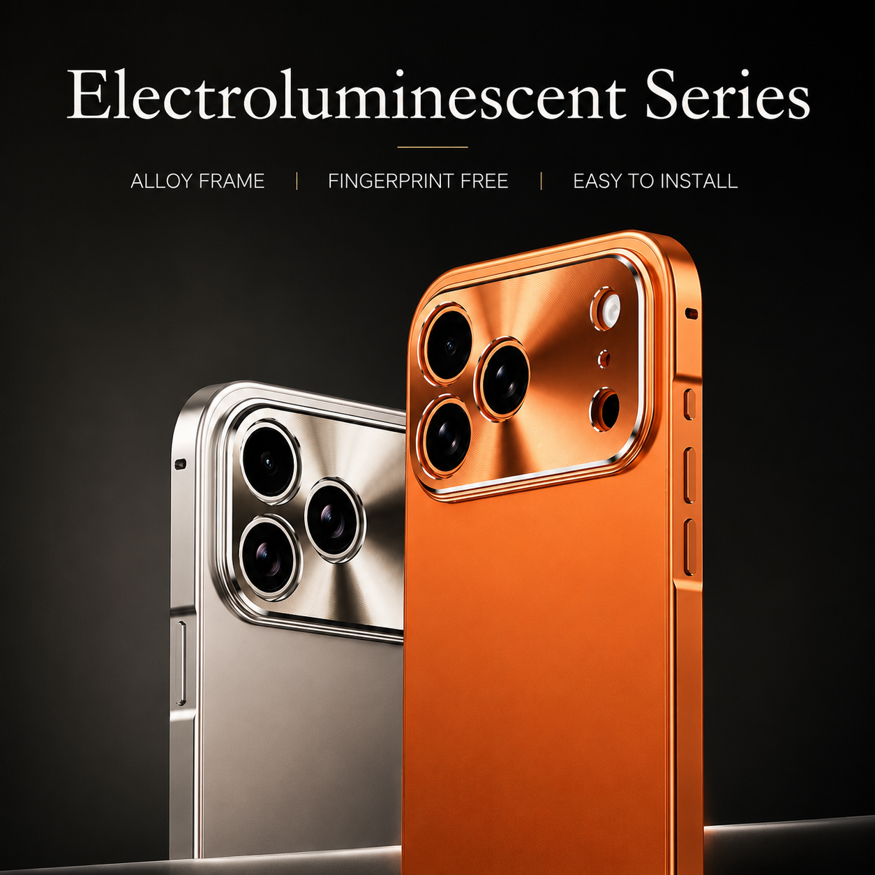 Premium iPhone Case MagSafe Compatible Aluminum Alloy Frame Frosted PC Protective Cover Ultra Thin Shockproof Anti Scratch Matte Lightweight Design