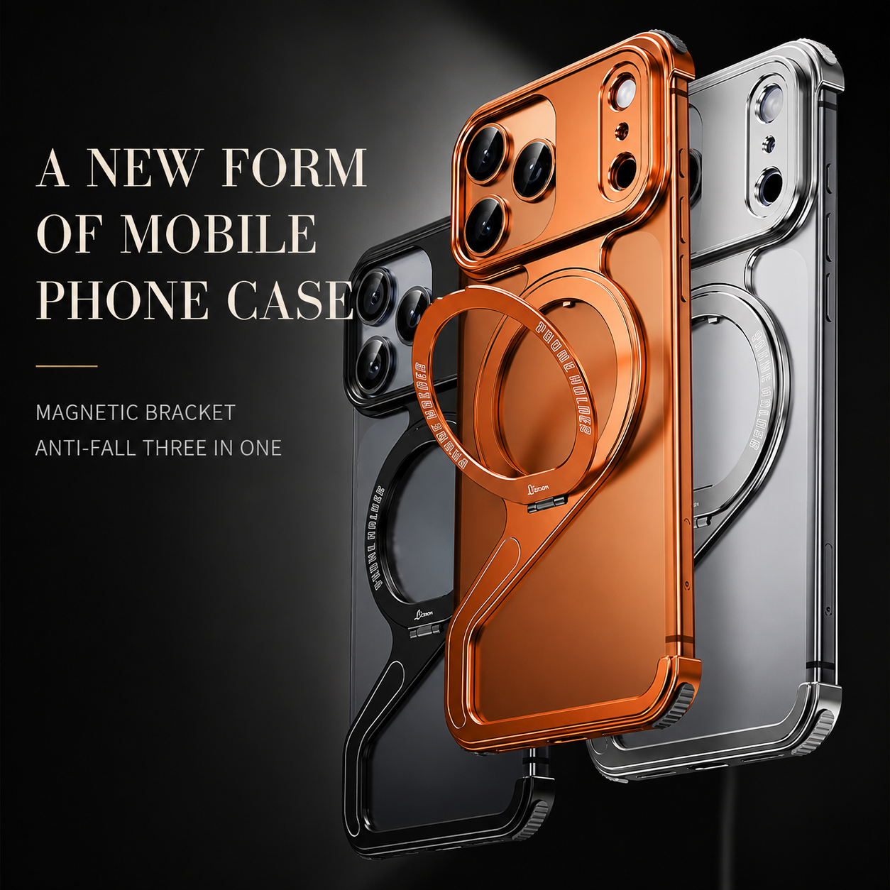 Premium iPhone Case MagSafe Compatible Aluminum Alloy Frame Protective Cover Shockproof Magnetic Metal Design Scratch Resistant Slim Minimal Full Coverage