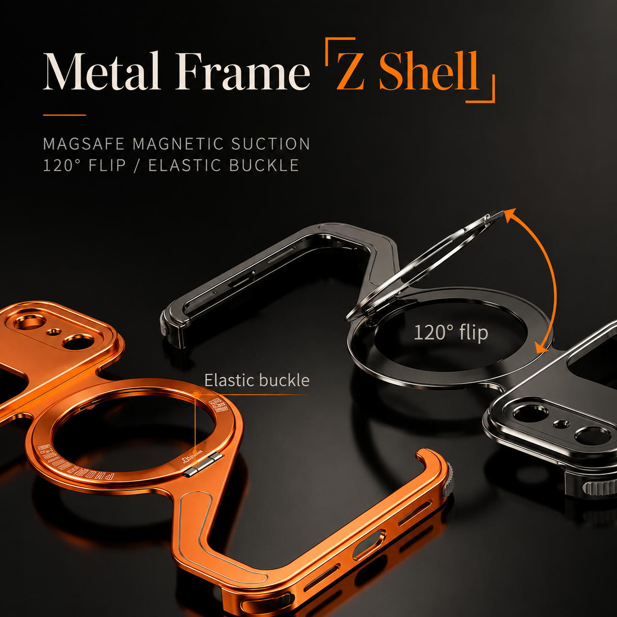 Premium iPhone Case MagSafe Compatible Aluminum Alloy Frame Protective Cover Shockproof Magnetic Metal Design Scratch Resistant Slim Minimal Full Coverage