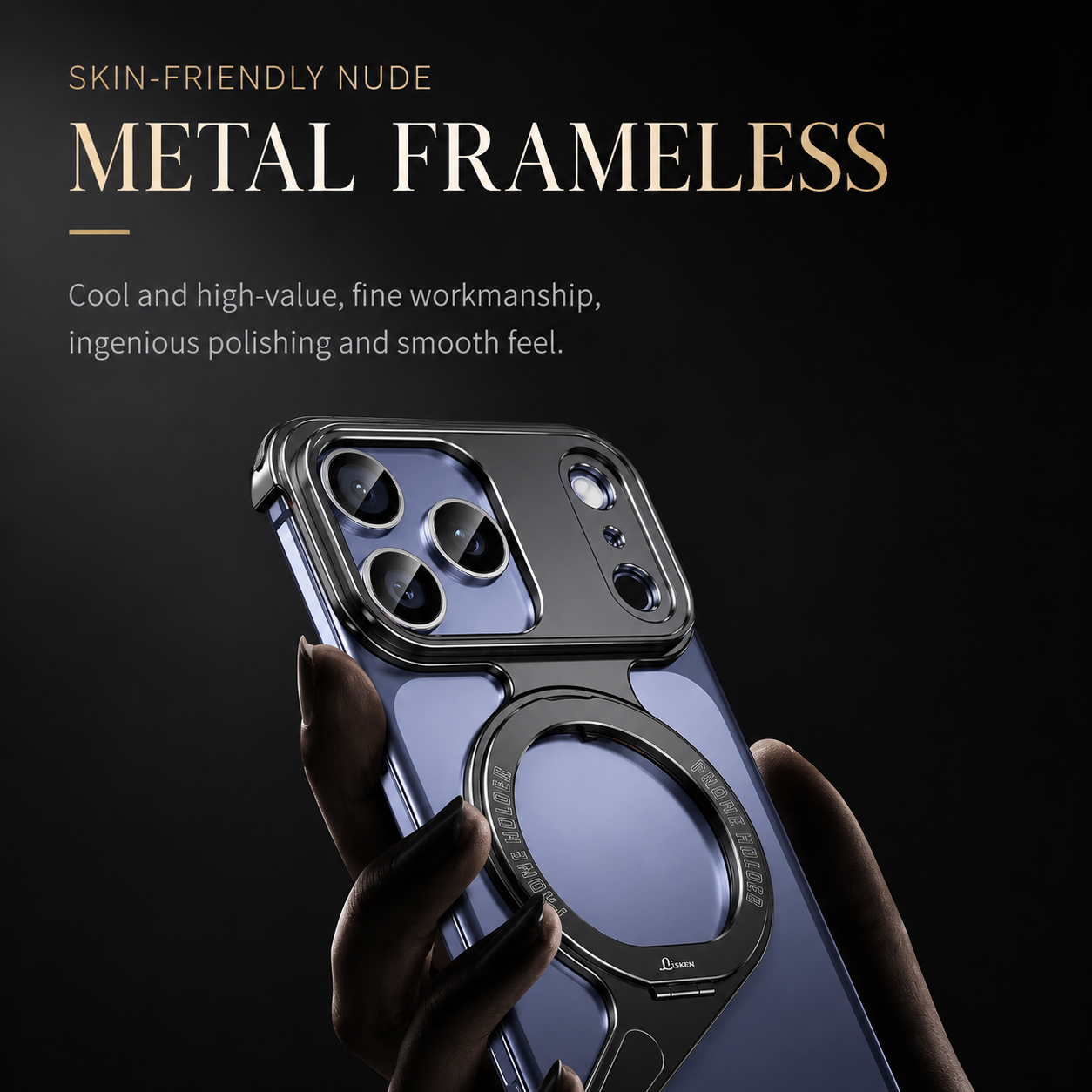 Premium iPhone Case MagSafe Compatible Aluminum Alloy Frame Protective Cover Shockproof Magnetic Metal Design Scratch Resistant Slim Minimal Full Coverage