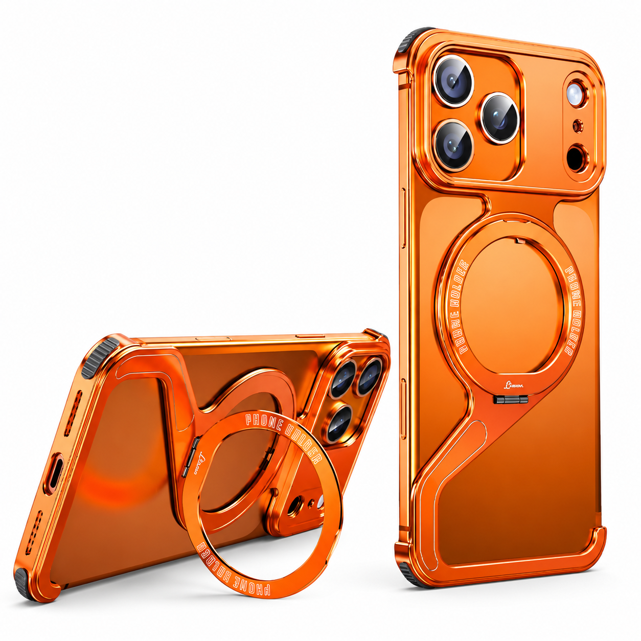 Premium iPhone Case MagSafe Compatible Aluminum Alloy Frame Protective Cover Shockproof Magnetic Metal Design Scratch Resistant Slim Minimal Full Coverage