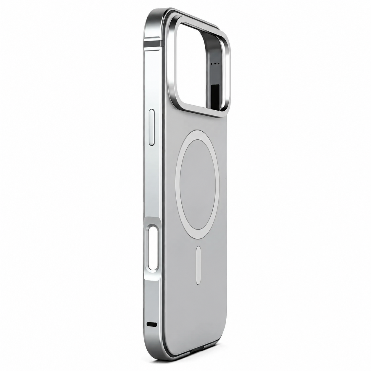 Premium iPhone Case MagSafe Compatible Aluminum Alloy Metal Frame Cover Shockproof Anti Drop Protective Design Scratch Resistant Slim Lightweight