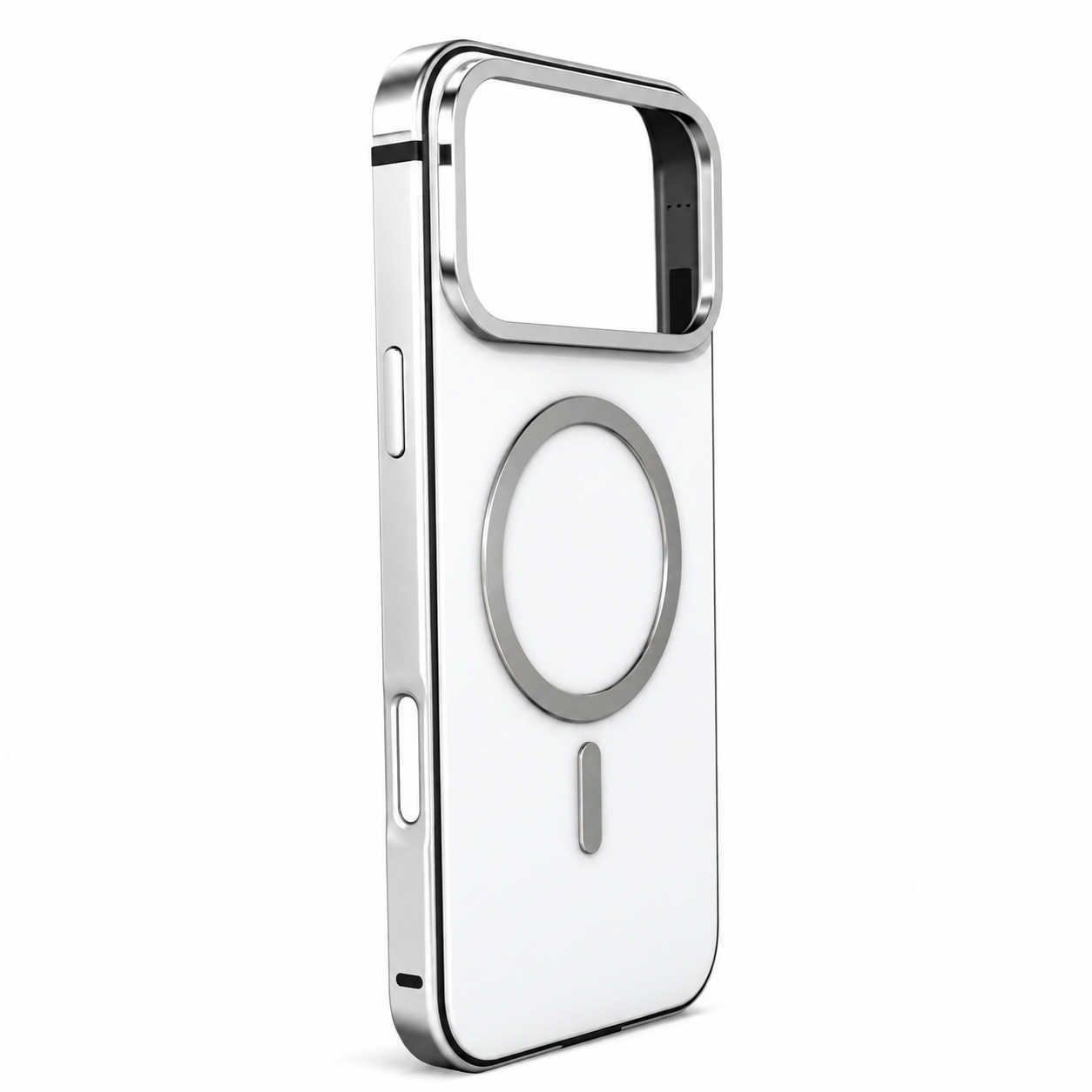 Premium iPhone Case MagSafe Compatible Aluminum Alloy Metal Frame Cover Shockproof Anti Drop Protective Design Scratch Resistant Slim Lightweight