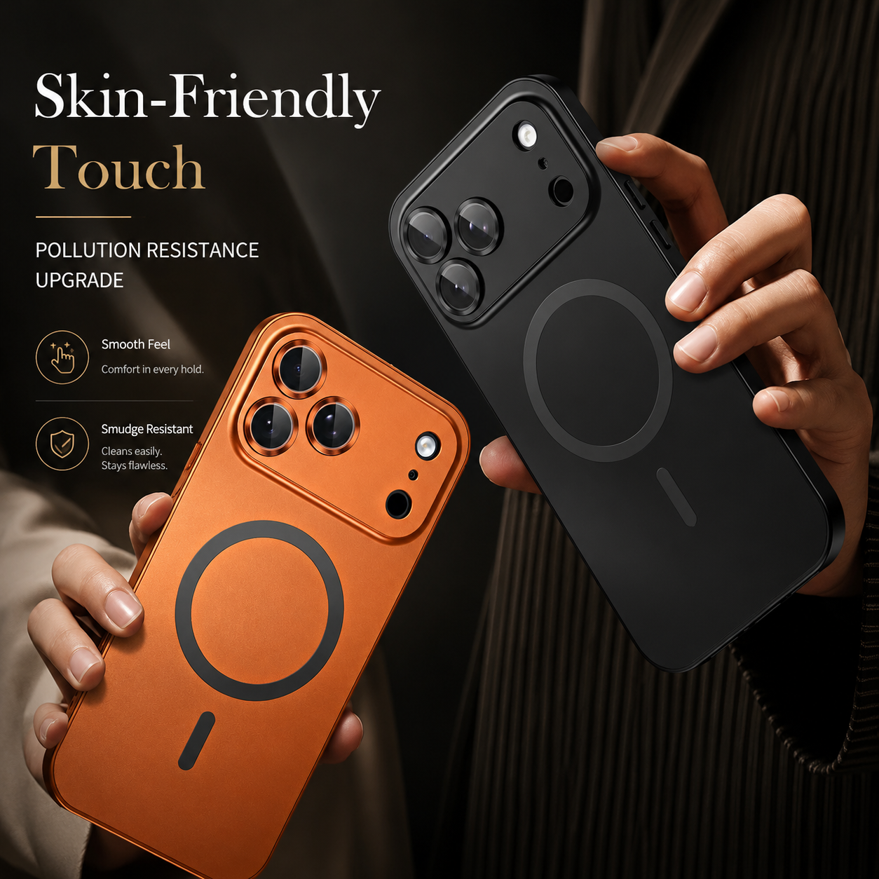 Premium iPhone Case MagSafe Compatible Aluminum Alloy Metal Frame Cover Shockproof Full Coverage Glass Lens Protection Matte Anti Glare Slim Design