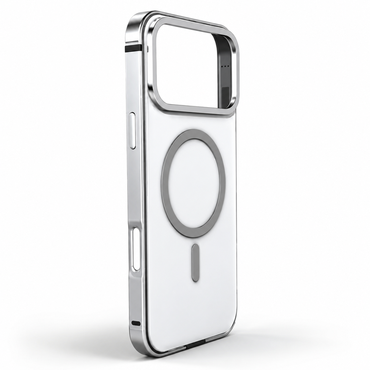 Premium iPhone Case MagSafe Compatible Aluminum Alloy Metal Frame Protective Cover Shockproof Anti Drop Scratch Resistant Magnetic Slim Durable Design