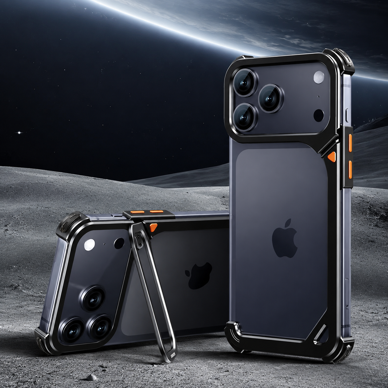 Premium iPhone Case MagSafe Compatible Aluminum Frame Protective Cover Camera Lens Protection Slim Metal Shockproof Anti Scratch Lightweight Design