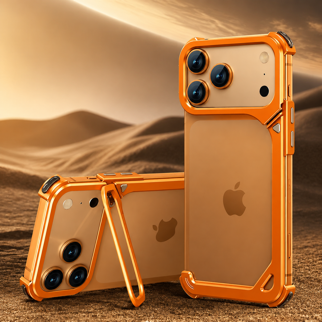 Premium iPhone Case MagSafe Compatible Aluminum Frame Protective Cover Camera Lens Protection Slim Metal Shockproof Anti Scratch Lightweight Design