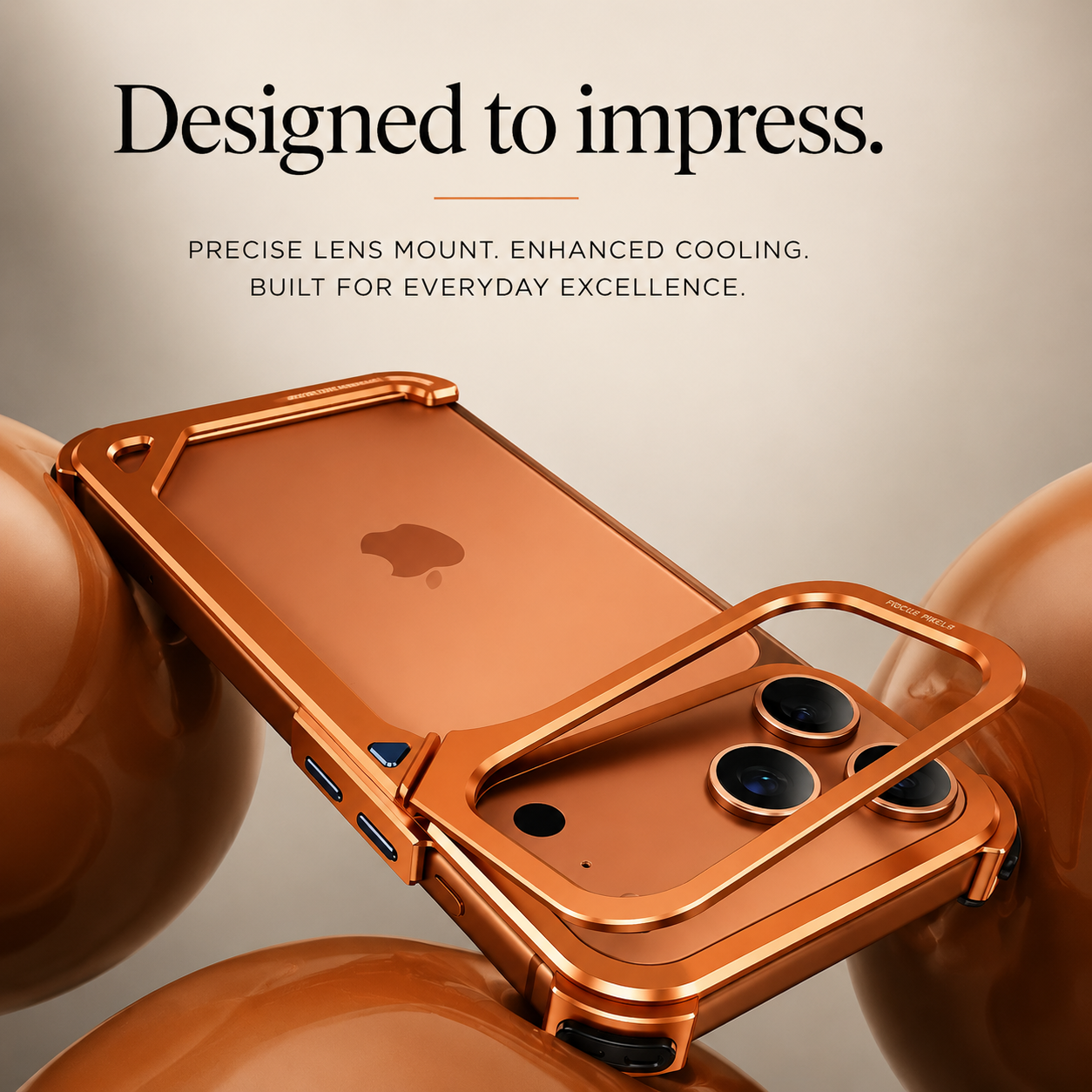Premium iPhone Case MagSafe Compatible Aluminum Frame Protective Cover Camera Lens Protection Slim Metal Shockproof Anti Scratch Lightweight Design