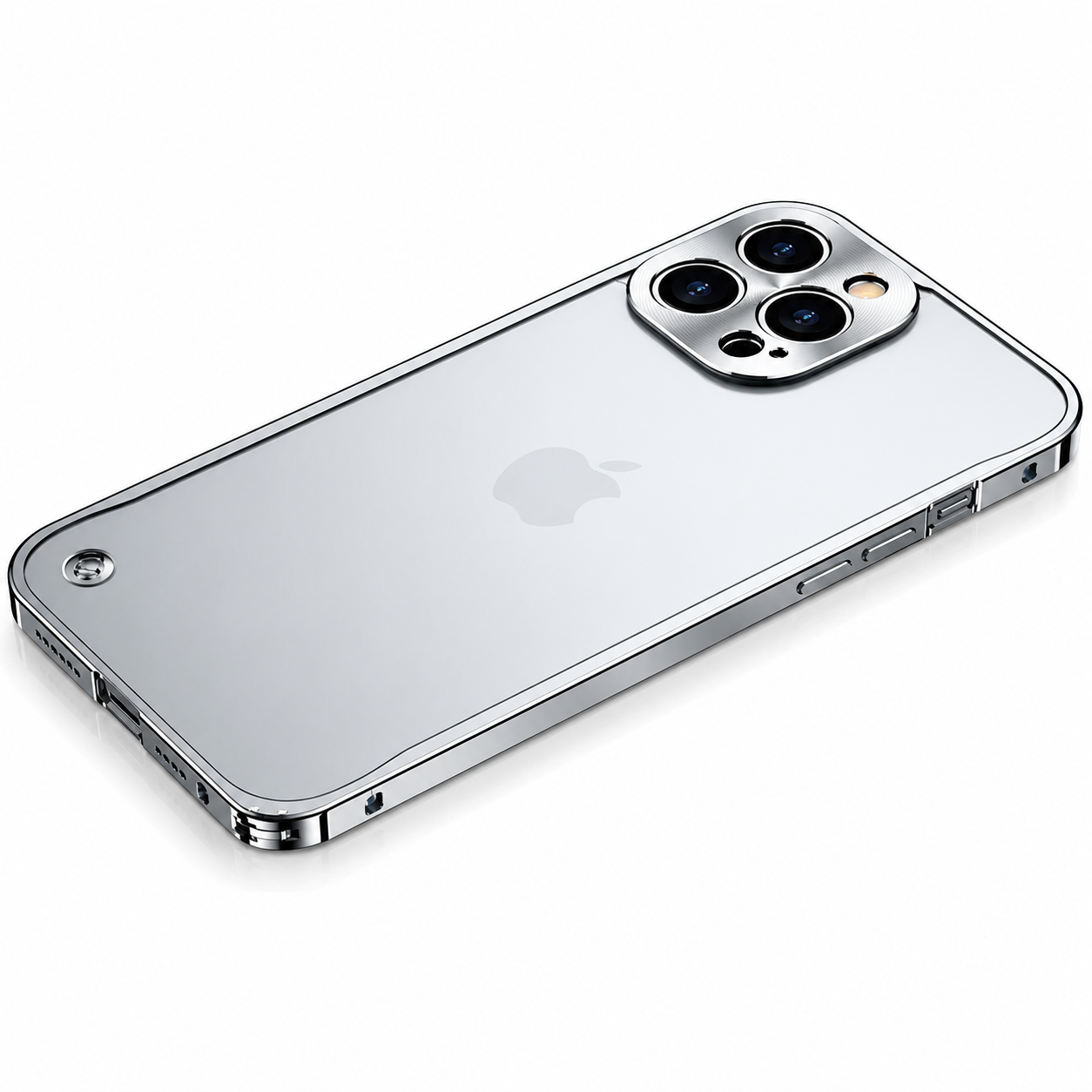 Premium iPhone Case MagSafe Compatible Aluminum Magnetic Frame Shockproof Protective Cover Full Lens Protection Wireless Charging Slim Metal Design
