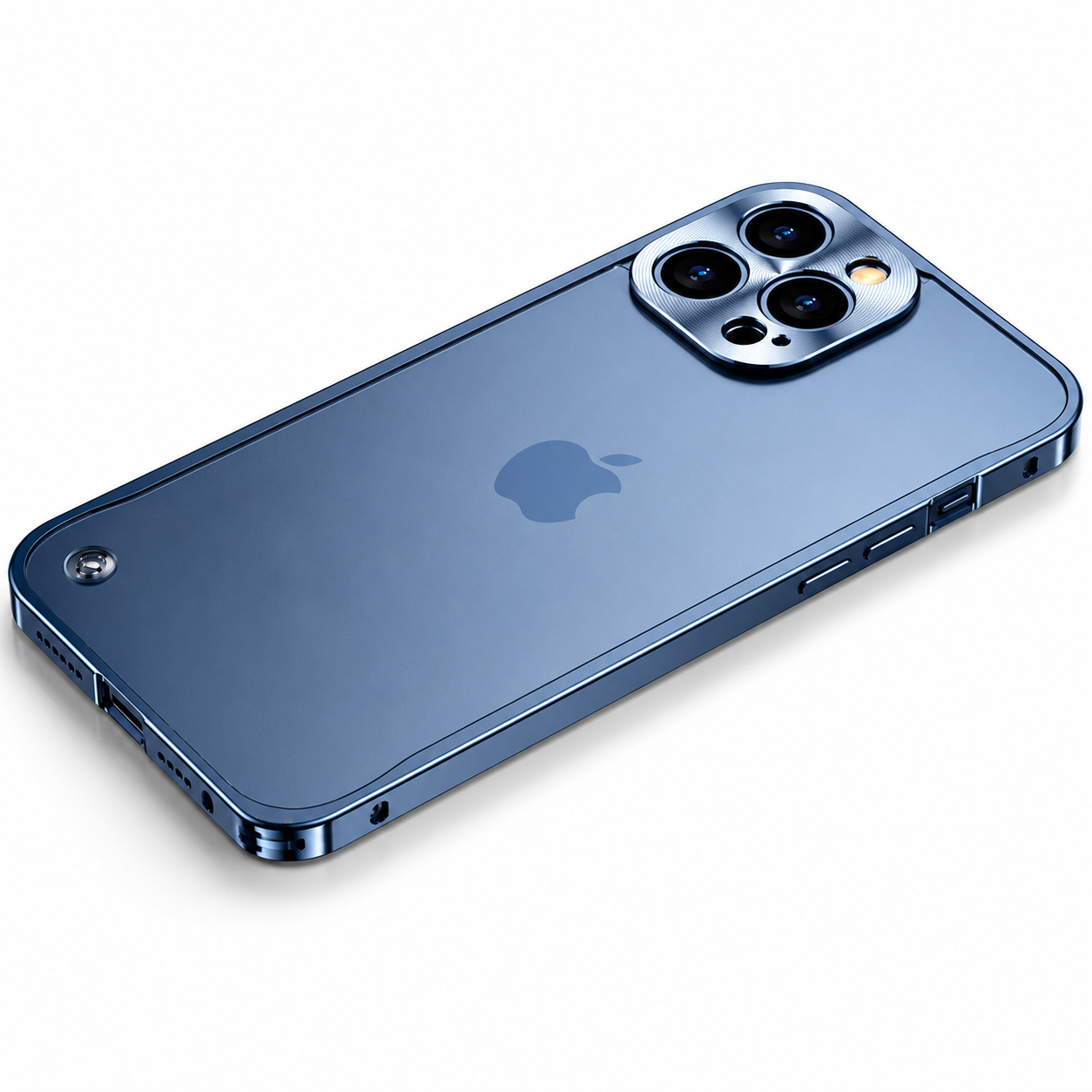 Premium iPhone Case MagSafe Compatible Aluminum Magnetic Frame Shockproof Protective Cover Full Lens Protection Wireless Charging Slim Metal Design