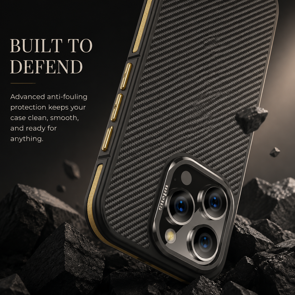 Premium iPhone Case MagSafe Compatible Aramid Fiber Kevlar 600D Ultra Thin Protective Cover Shockproof Wireless Charging Slim Lightweight Design