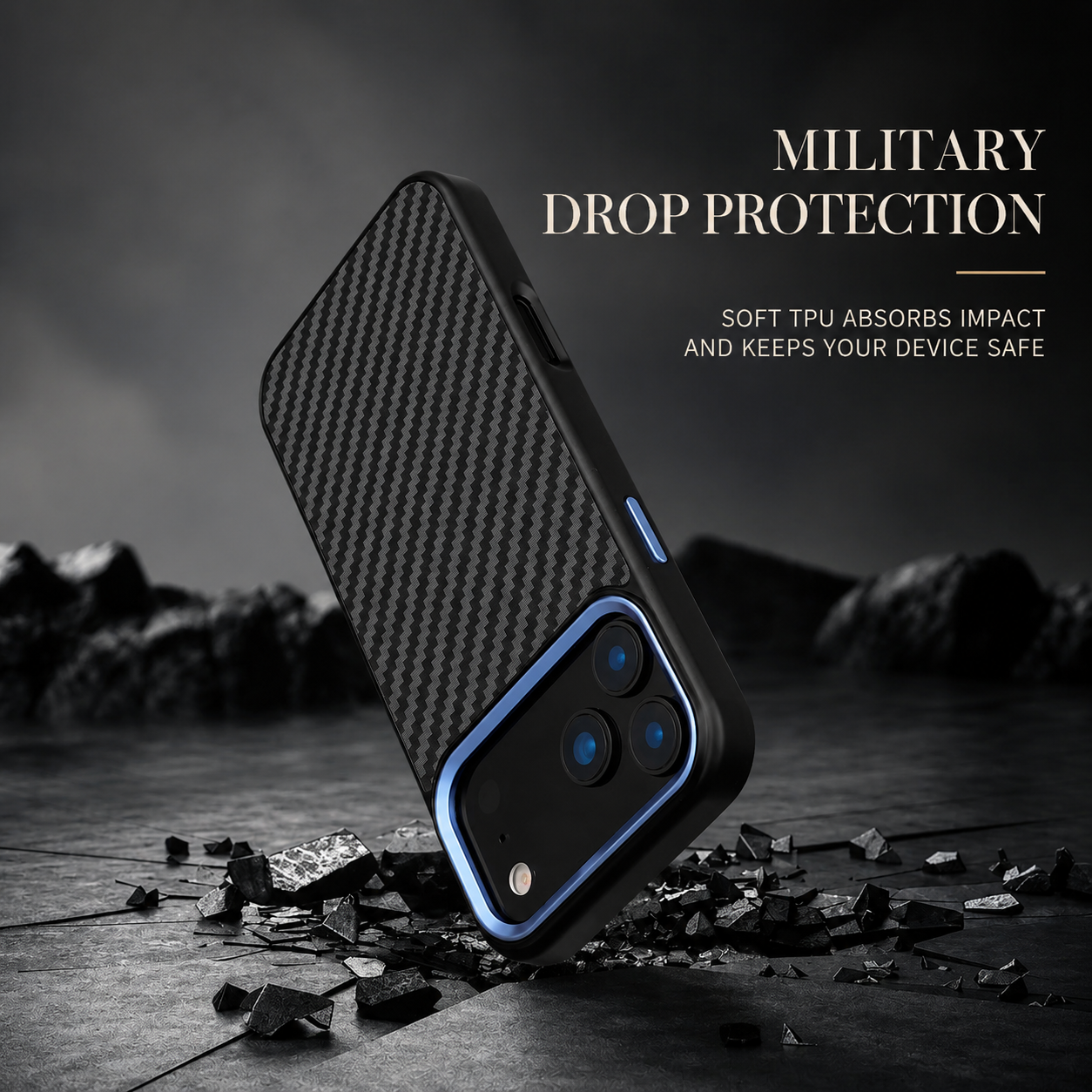 Premium iPhone Case MagSafe Compatible Aramid Fiber Protective Cover Ultra Thin Lightweight Shockproof Anti Scratch Full Coverage