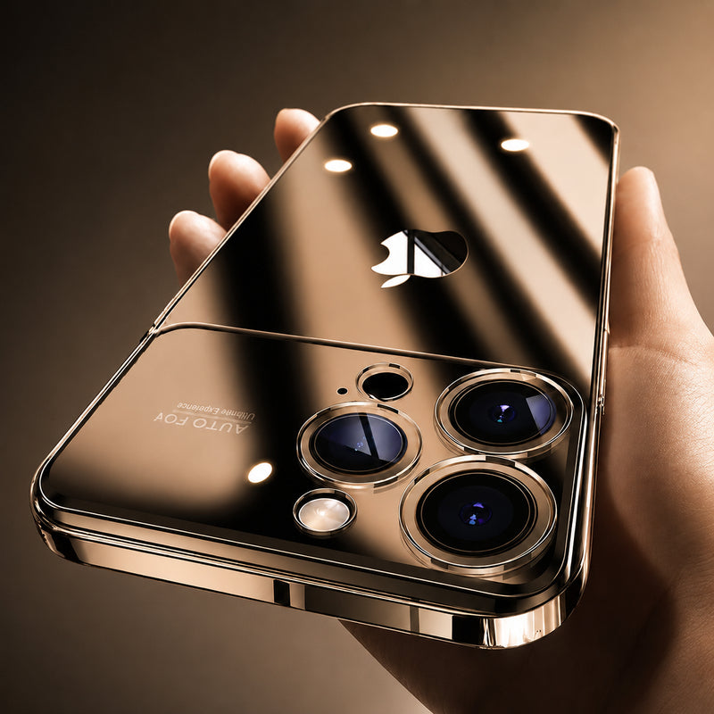 Premium iPhone Case MagSafe Compatible Clear Acrylic Protective Cover Tempered Glass Camera Lens Protection Shockproof Scratch Resistant Slim Full Coverage