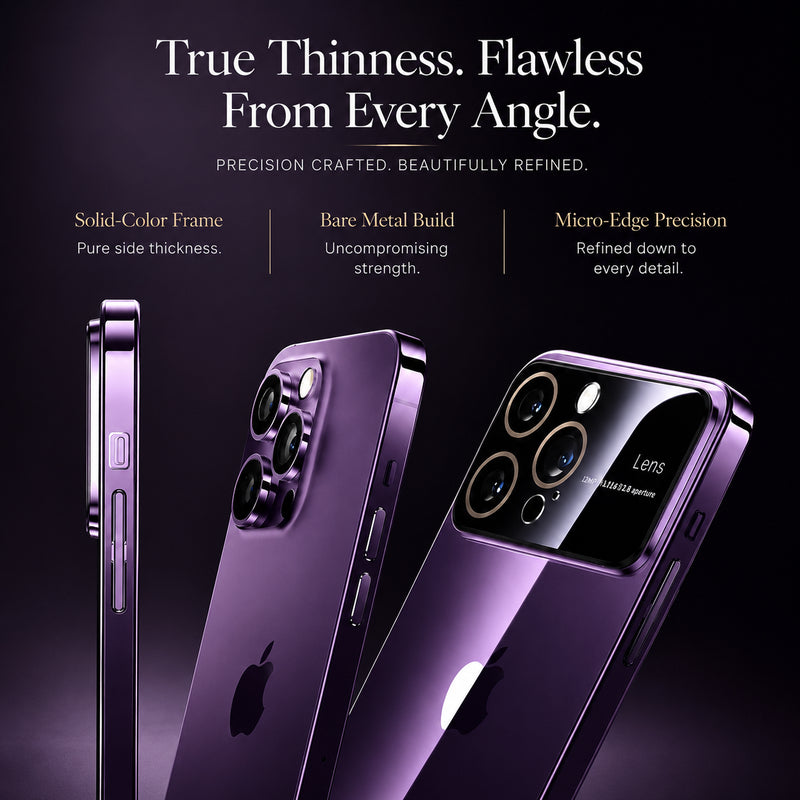 Premium iPhone Case MagSafe Compatible Clear Acrylic Protective Cover Tempered Glass Camera Lens Protection Shockproof Scratch Resistant Slim Full Coverage