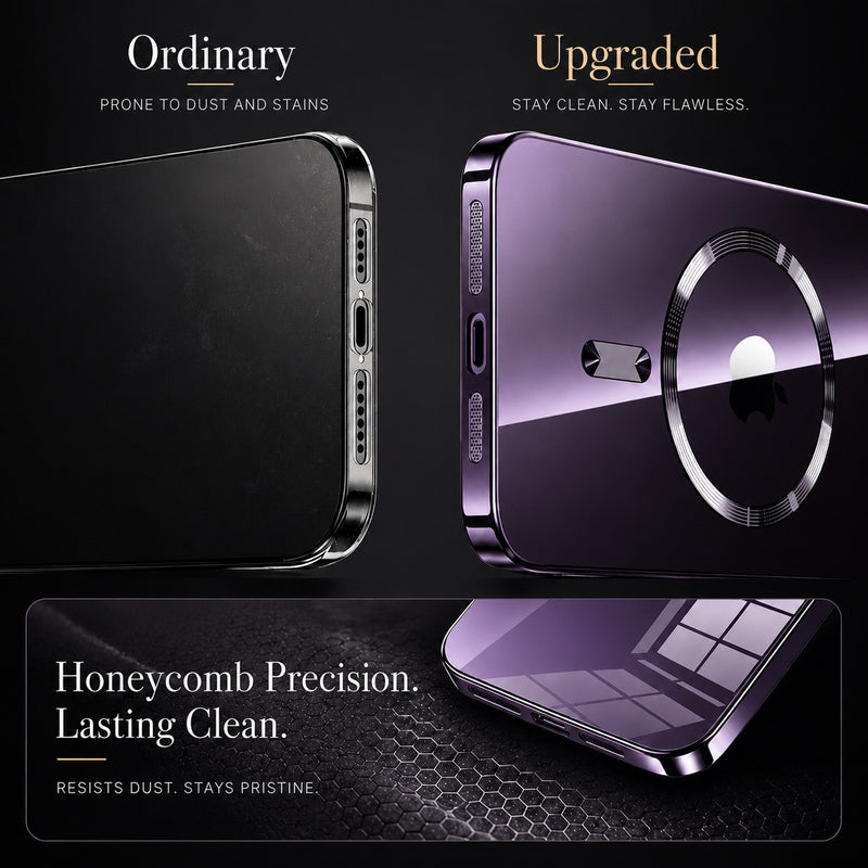 Premium iPhone Case MagSafe Compatible Clear Acrylic Protective Cover Tempered Glass Camera Lens Protection Shockproof Scratch Resistant Slim Full Coverage
