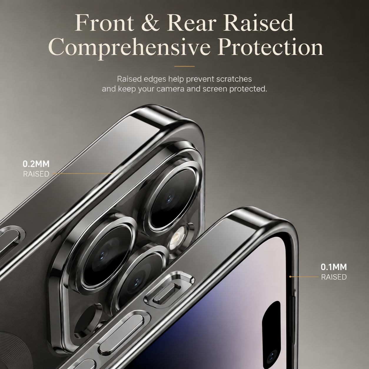 Premium iPhone Case MagSafe Compatible Clear Protective Cover Magnetic Wireless Charging Camera Lens Protection Anti Fingerprint Scratch Resistant Full Coverage