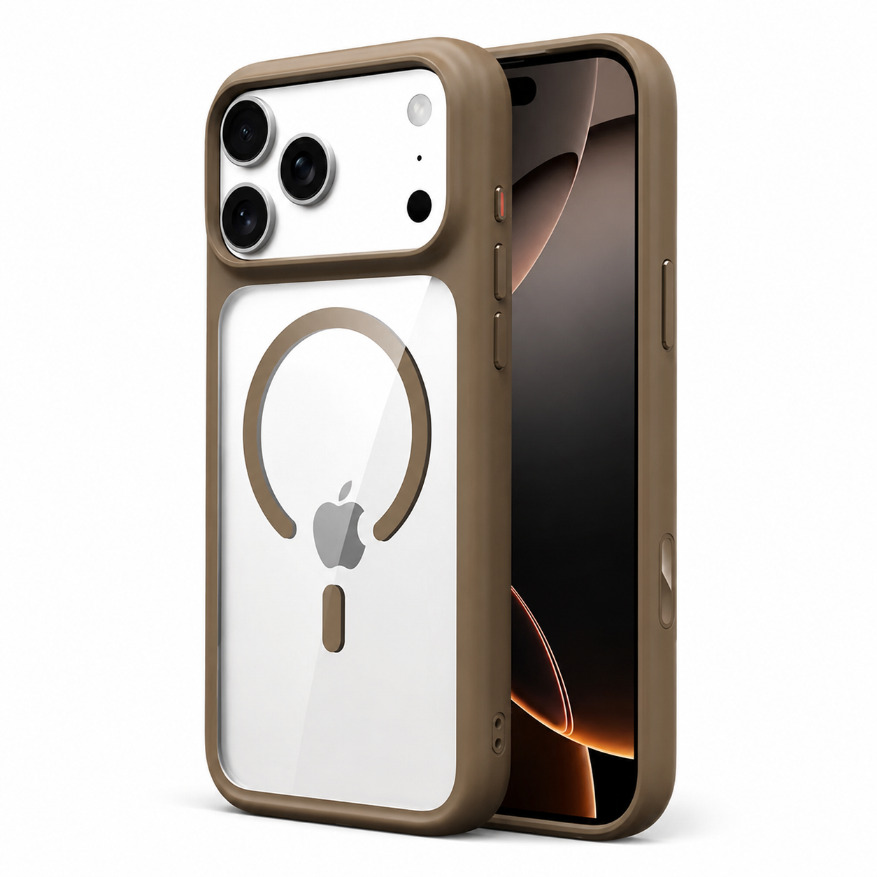 Premium iPhone Case MagSafe Compatible Clear Protective Cover Shockproof Camera Control Button Anti Scratch Transparent Back Full Coverage