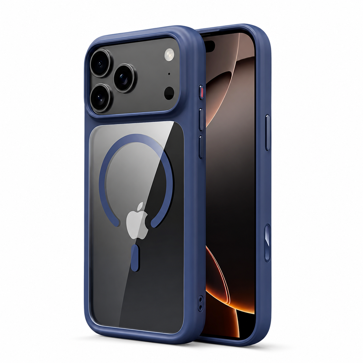 Premium iPhone Case MagSafe Compatible Clear Protective Cover Shockproof Camera Control Button Anti Scratch Transparent Back Full Coverage