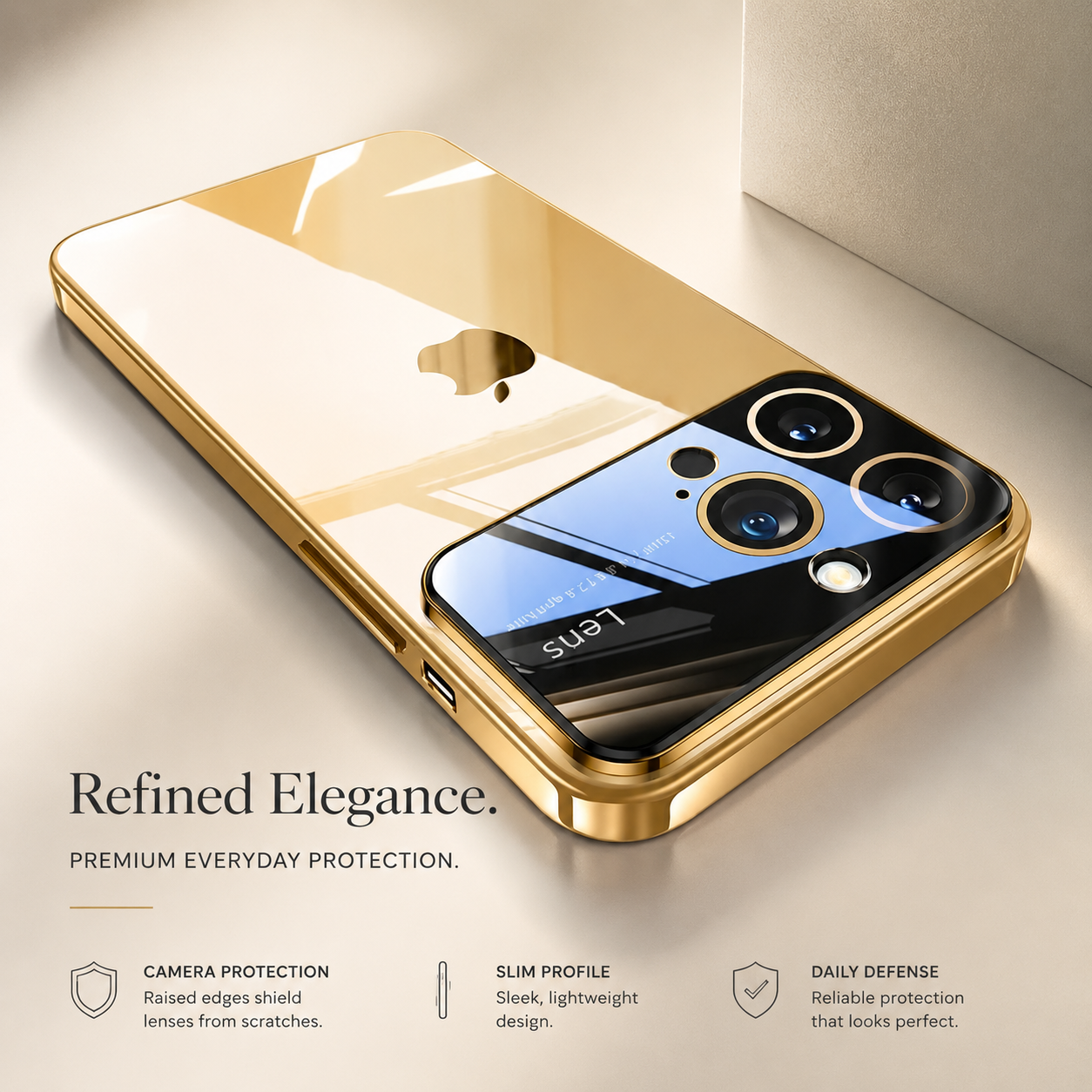 Premium iPhone Case MagSafe Compatible Clear Transparent Hard PC Cover Shockproof Silicone Bumper Camera Lens Protection Ultra Thin Full Coverage