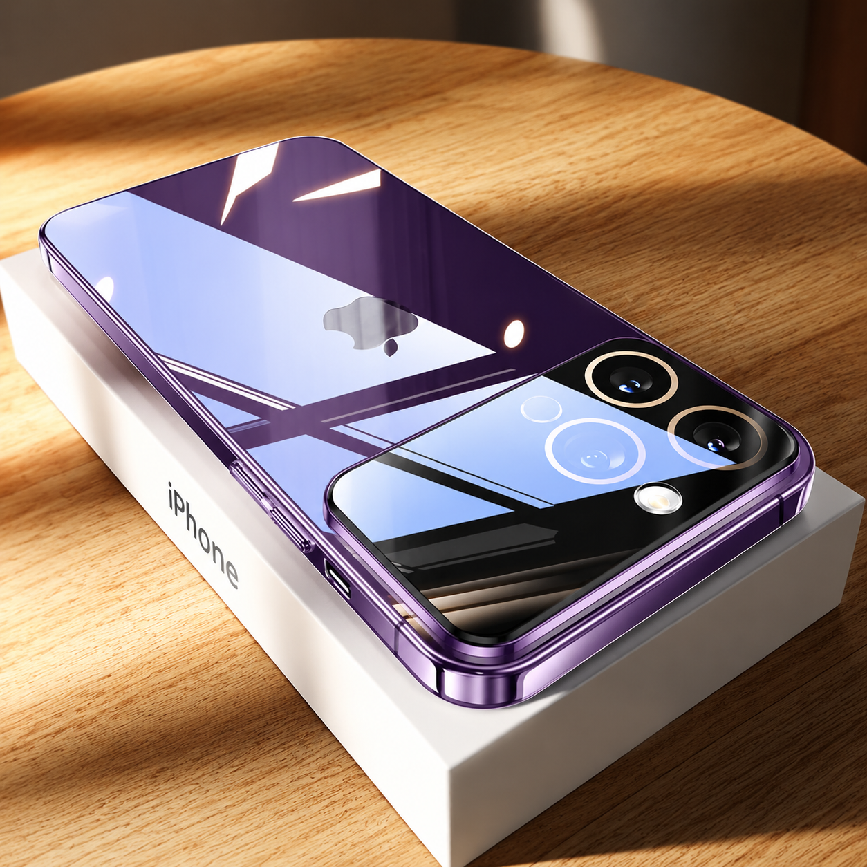 Premium iPhone Case MagSafe Compatible Clear Transparent Hard PC Cover Shockproof Silicone Bumper Camera Lens Protection Ultra Thin Full Coverage